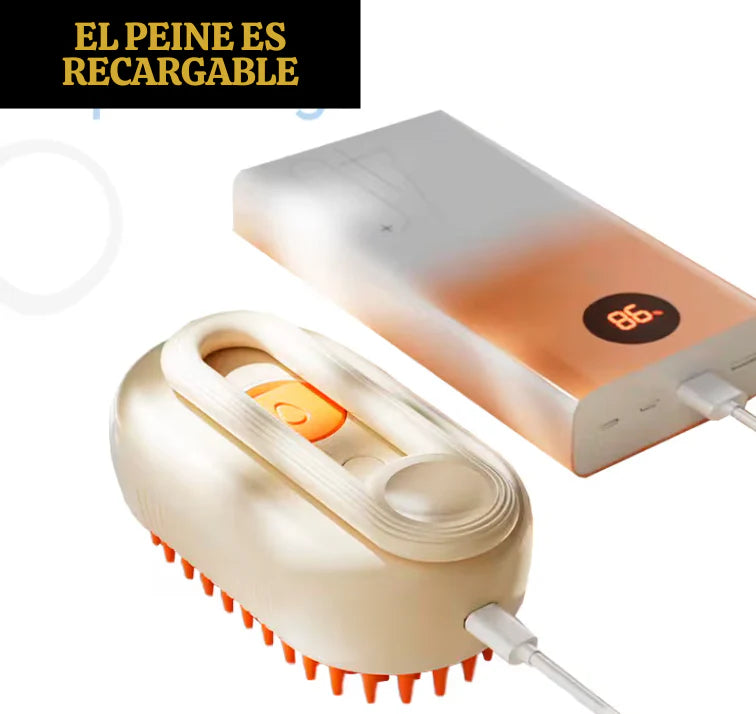 CEPILLO CON VAPOR PARA MASCOTA