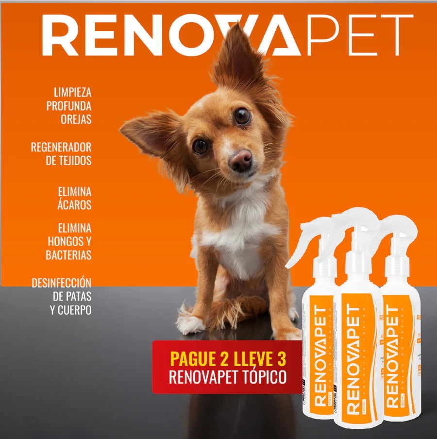 🐾 RENOVAPET TÓPICO- Solución Dérmica Para Animales 🐶🐱🐎